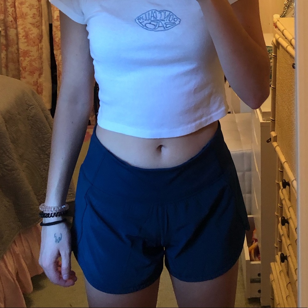 RARE Lululemon blue shorts!!